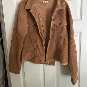 Orange/Brown Corduroy Jacket